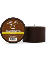 Earthly Body Hemp Seed 3-in-1 Massage Candle Nag Champa