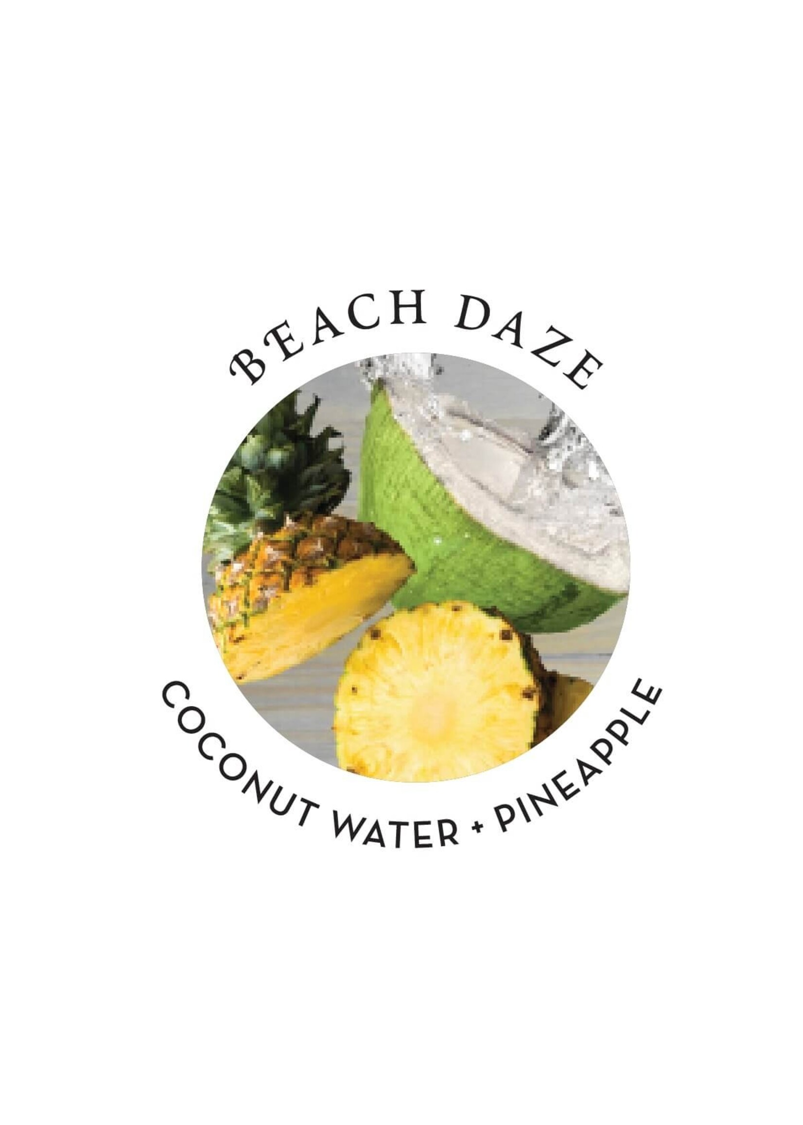 Earthly Body Hemp Seed 3-in-1 Massage Candle Beach Daze