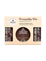 Earthly Body Hemp Seed Massage in a Box Gift Set Lavender