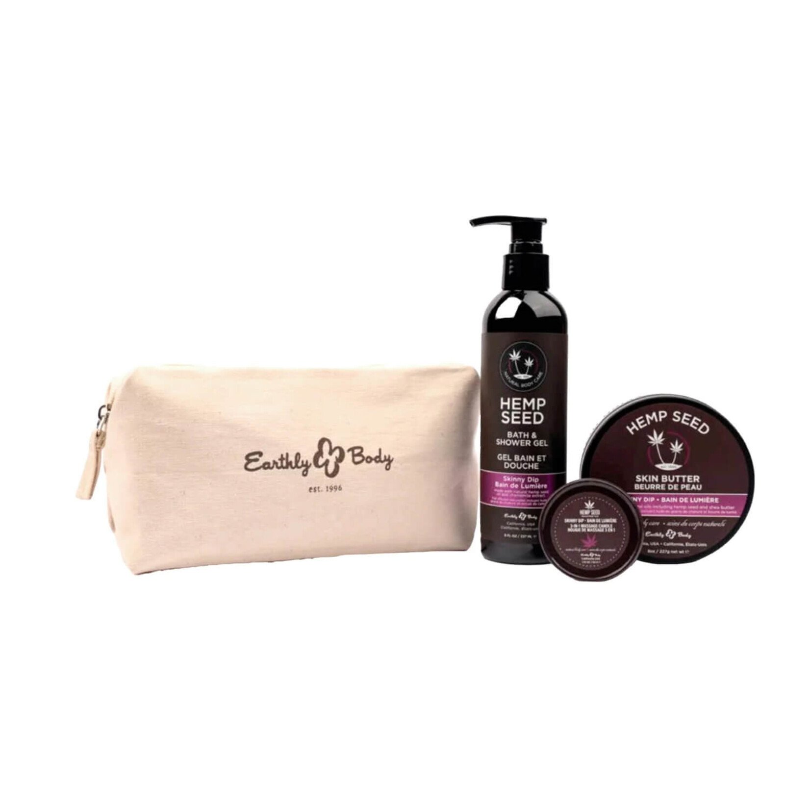 Earthly Body Hemp Seed Holiday Bag Skinny Dip