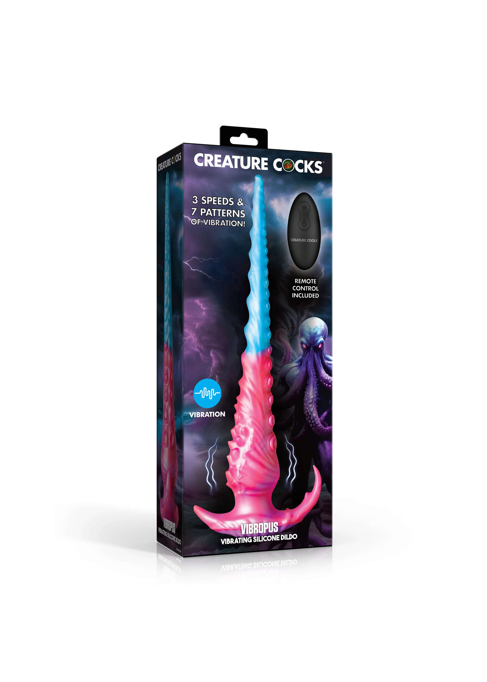 Creature Cocks Vibropus Vibrating Silicone Dildo