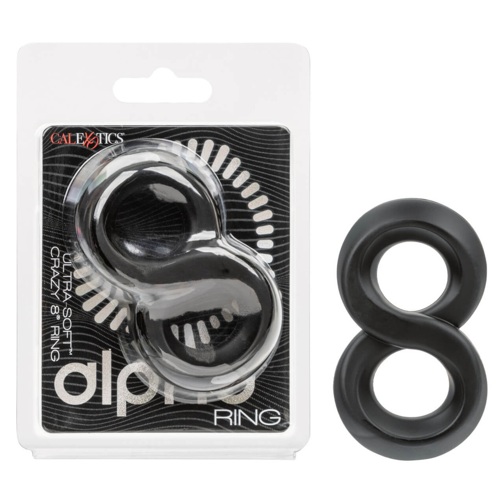 Cal Exotic Novelties Alpha Ultra-Soft Crazy 8 Ring