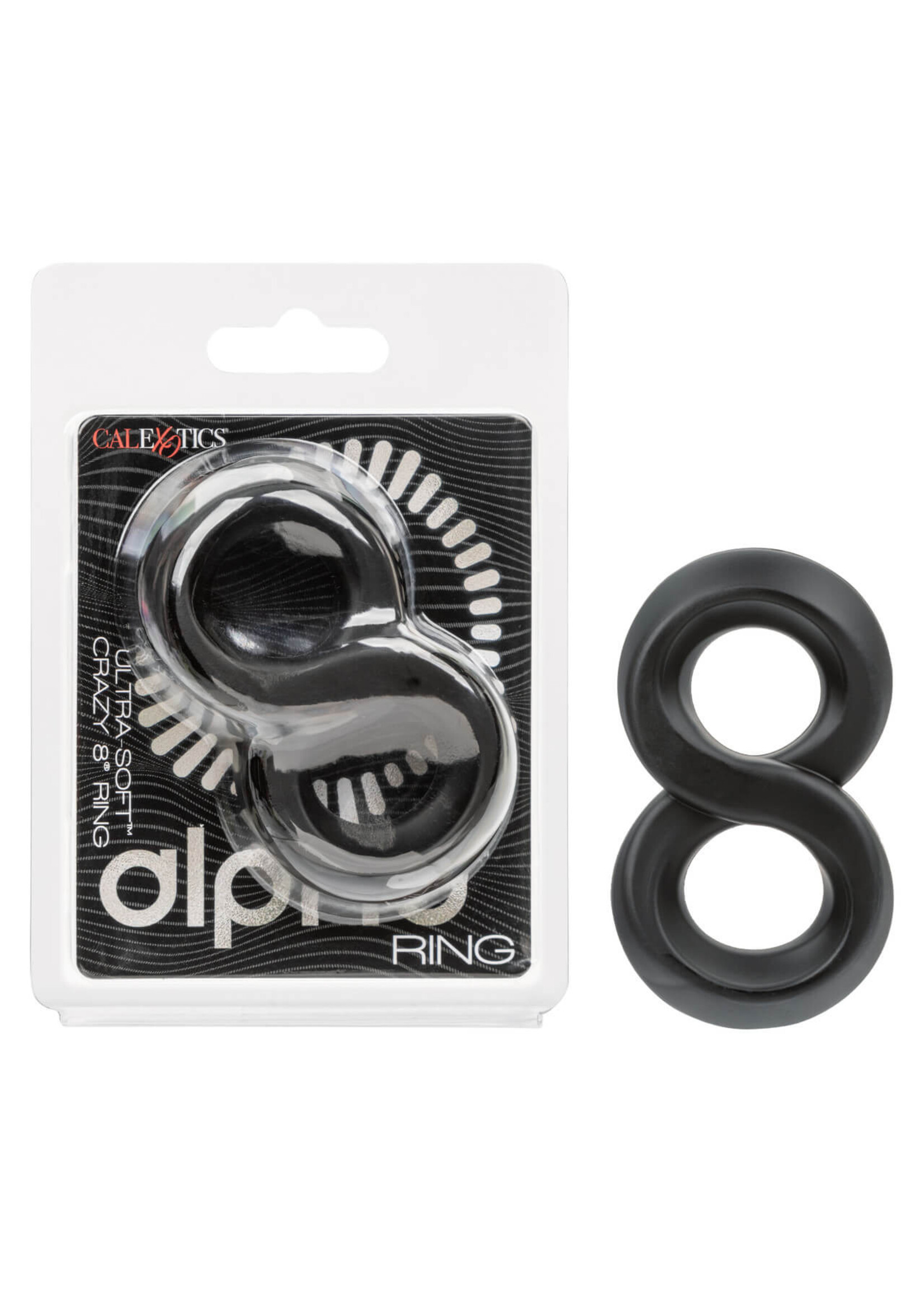 Cal Exotic Novelties Alpha Ultra-Soft Crazy 8 Ring