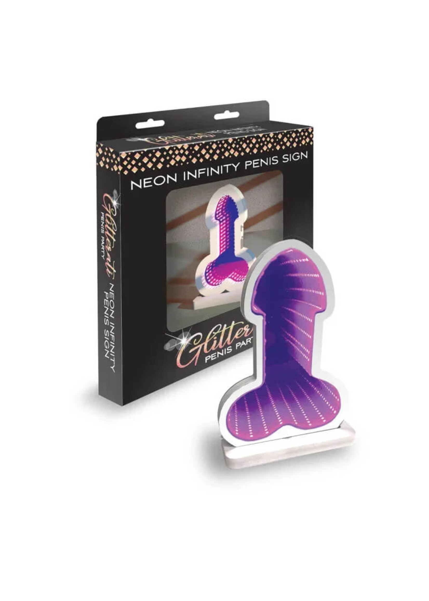 Infinity Penis Light Glitterati Penis Party - Purple