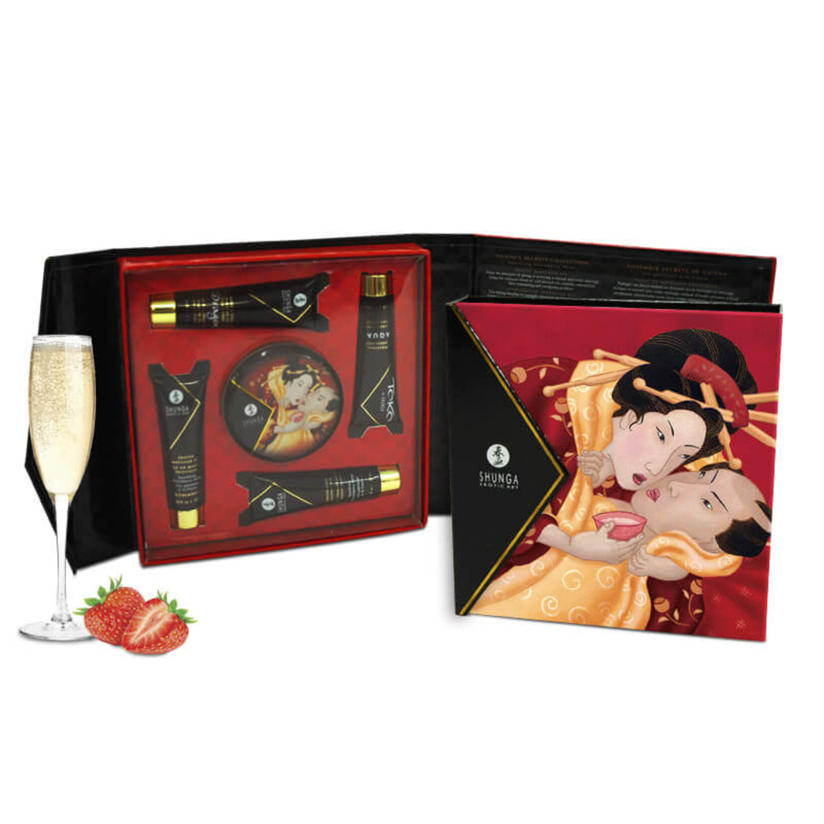 Shunga Geisha's Secrets-Sparkling Strawberry Wine
