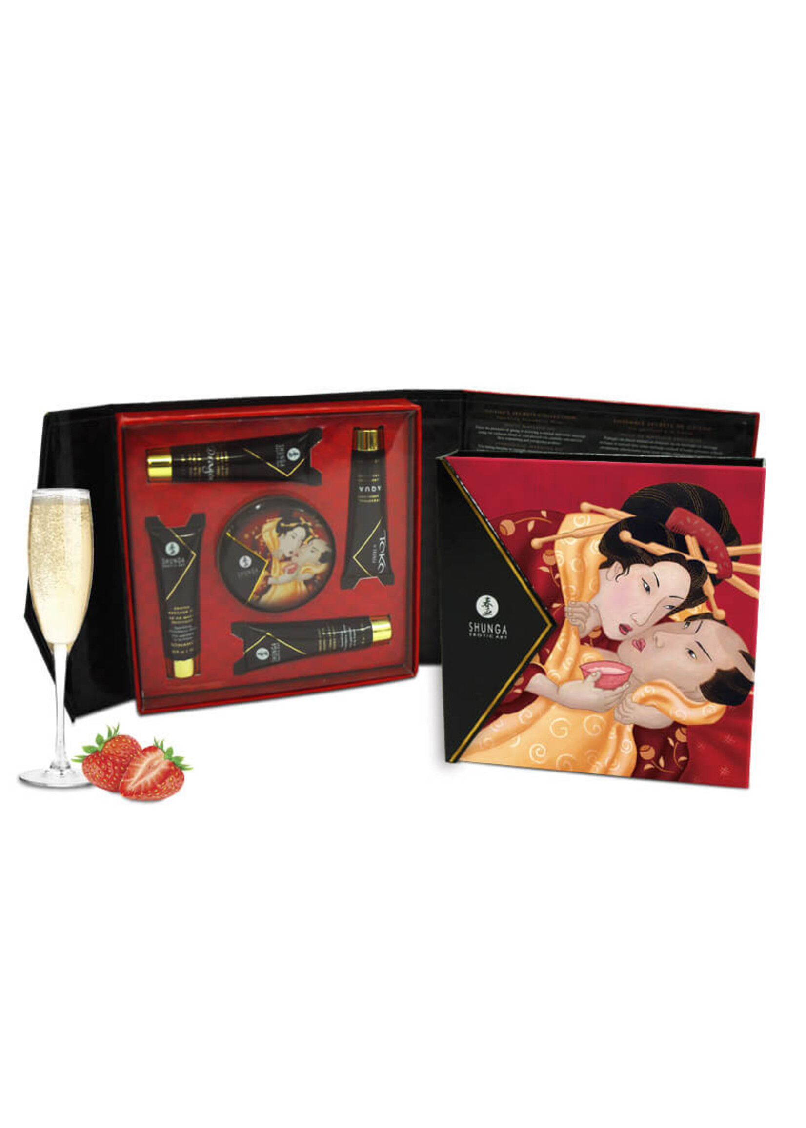 Shunga Geisha's Secrets-Sparkling Strawberry Wine