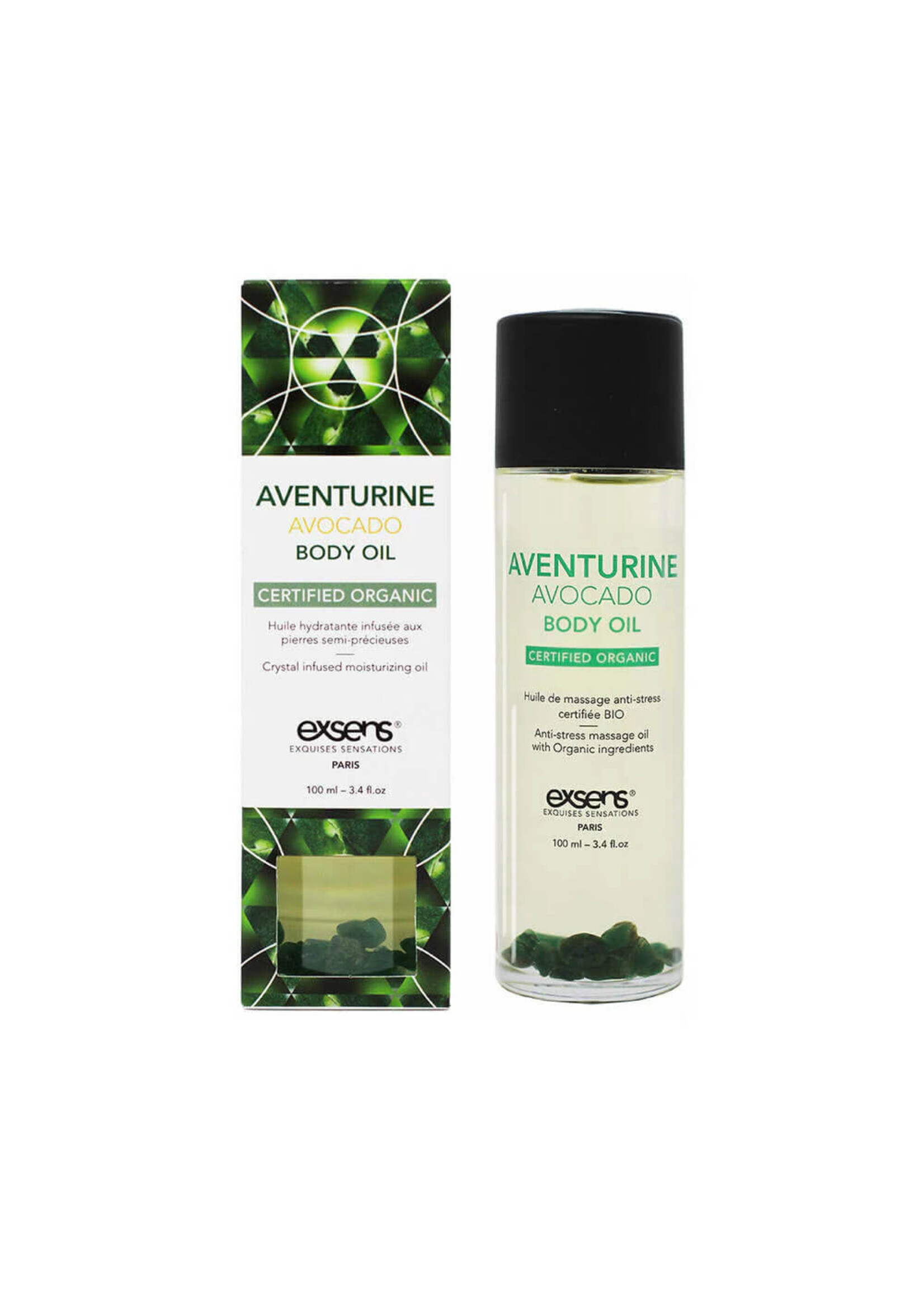 Exsens Exsens Organic Crystal Infused Massage Oil