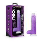 Blush Neo Elite Encore - 8 Inch Vibrating Dildo Purple