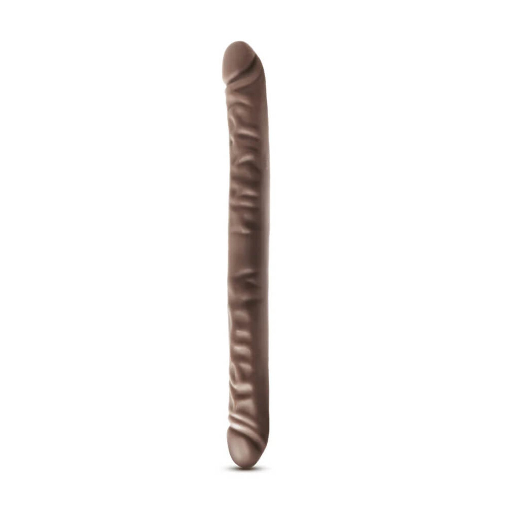 Blush Dr. Skin - 18 Inch Double Dildo - Chocolate