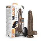 Blush Dr. Skin Silicone - Dr. Murphy - 8 Inch Thrusting Dildo - Chocolate