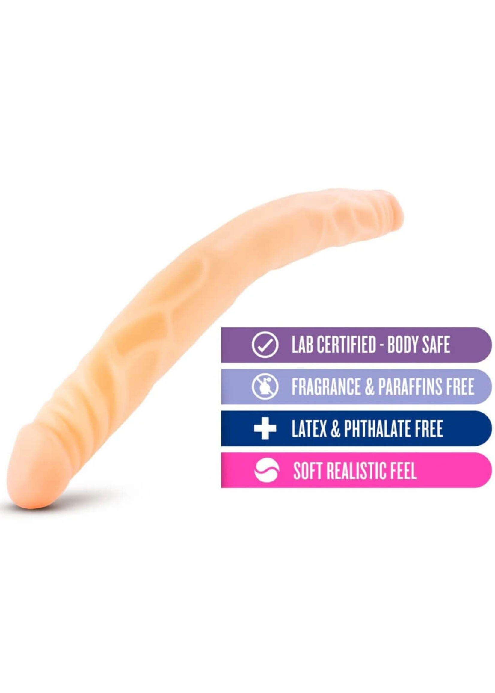 Blush B Yours - 14" Double Dildo - Beige