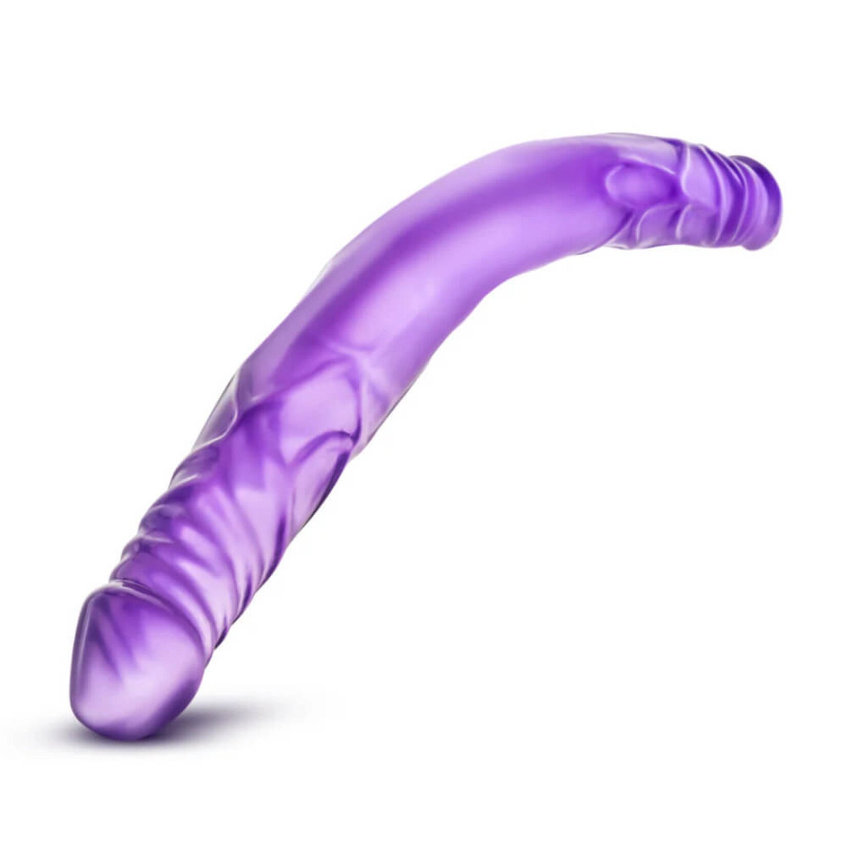 Blush B Yours - 14" Double Dildo Purple
