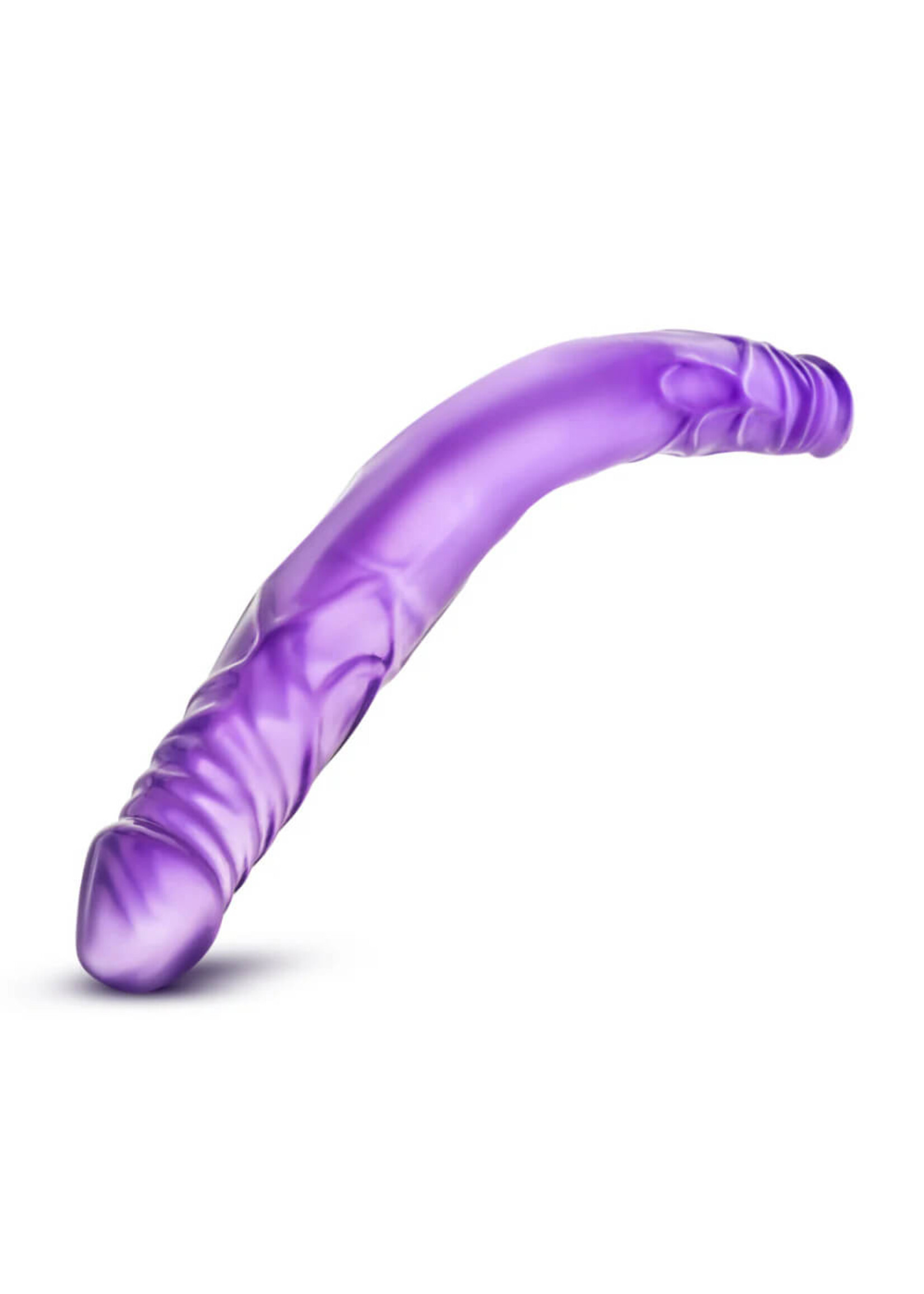 Blush B Yours - 14" Double Dildo Purple