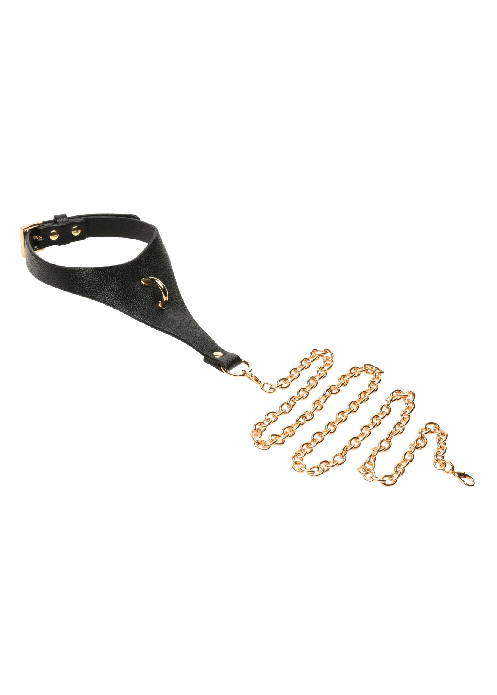 Captivate Collar with Body Chain - Black