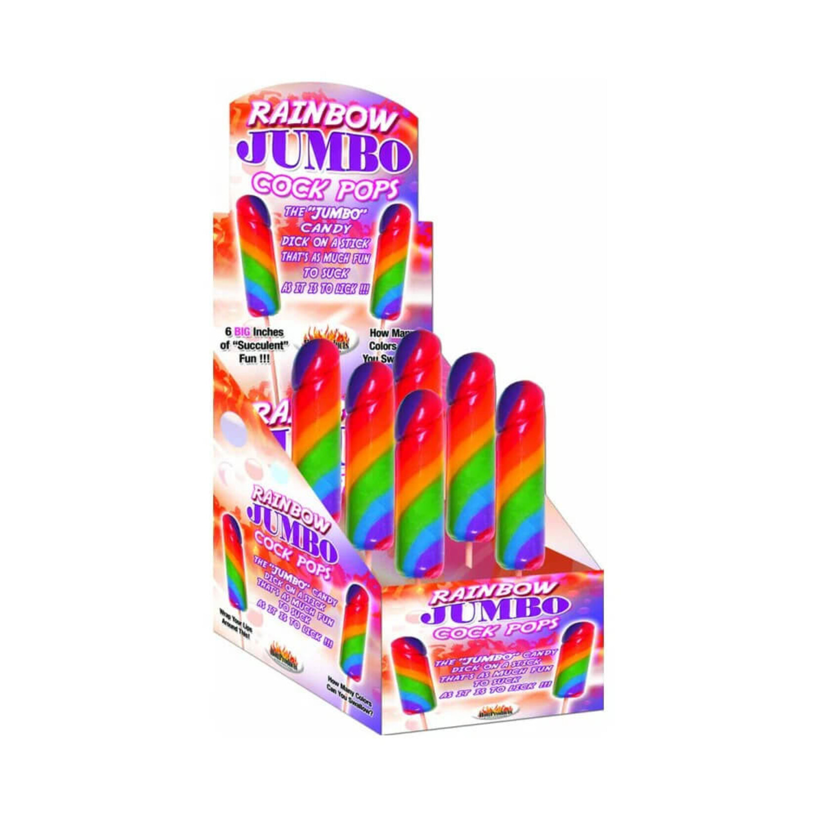 Jumbo Rainbow Cock Pop