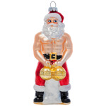 Cheeky Cheeky Pornament Big Balls Claus