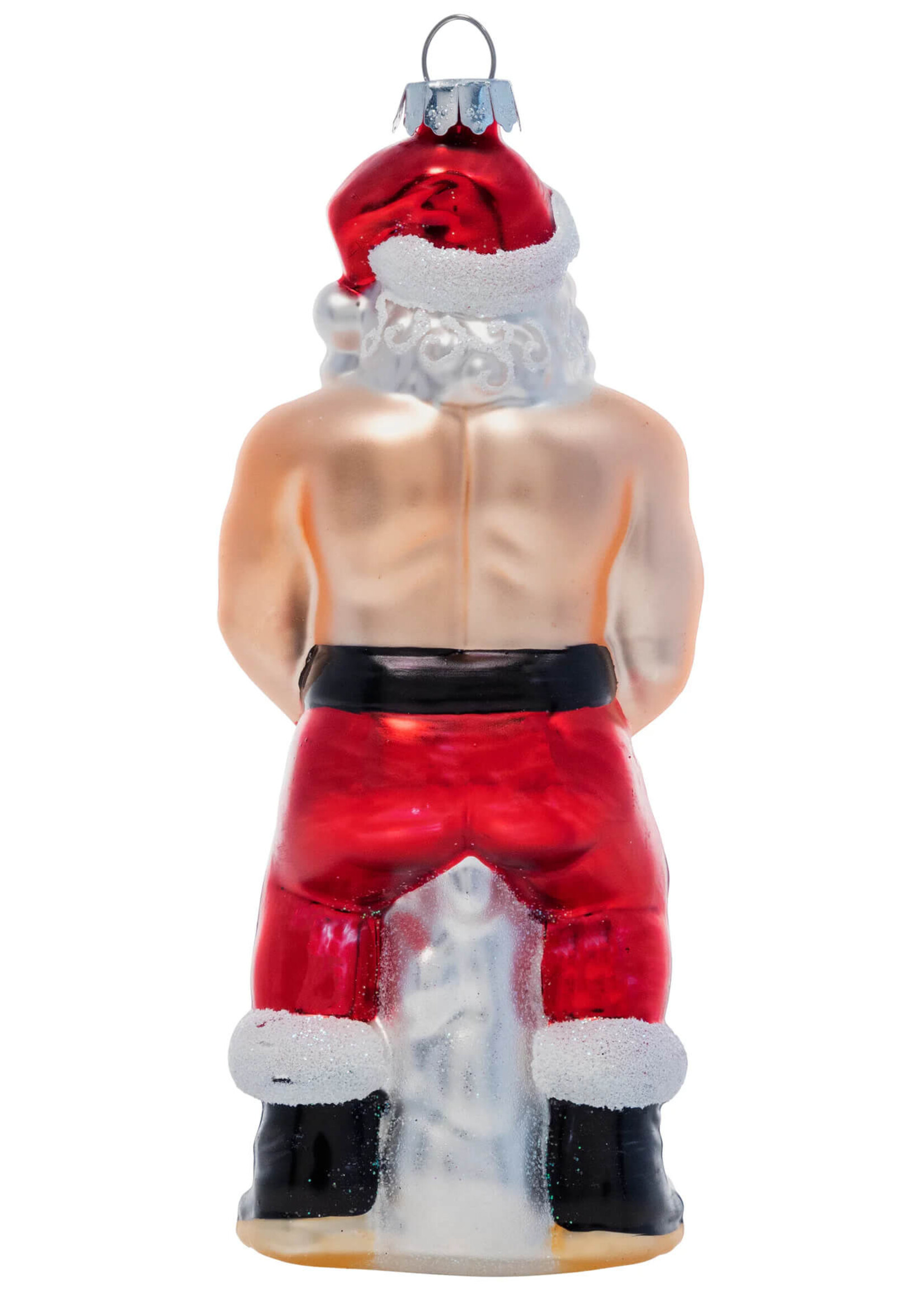 Cheeky Cheeky Pornament Big Balls Claus
