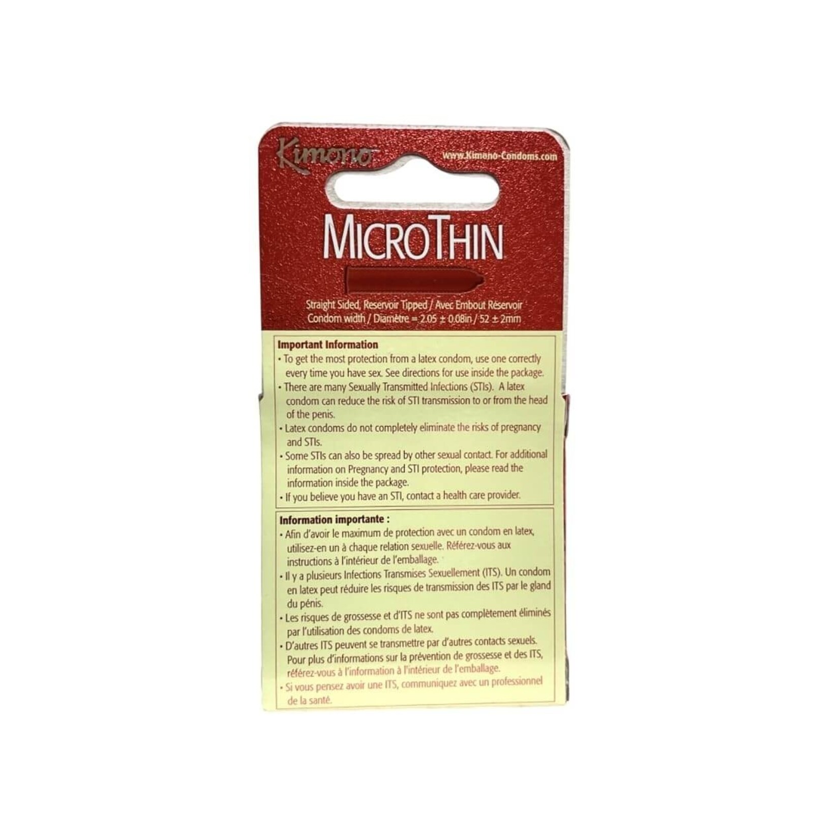 Kimono Kimono Microthin Large 3pk