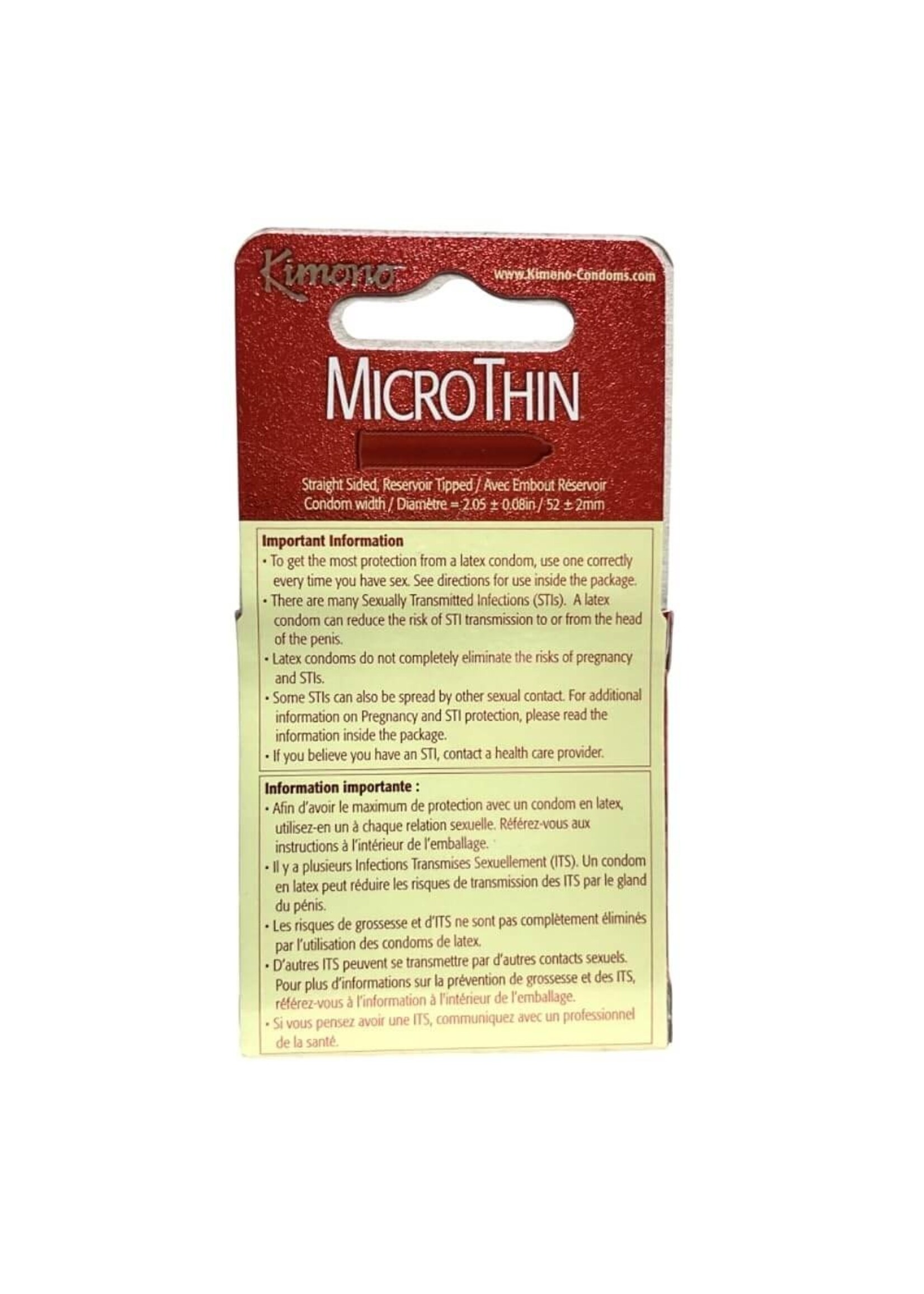 Kimono Kimono Microthin Large 3pk