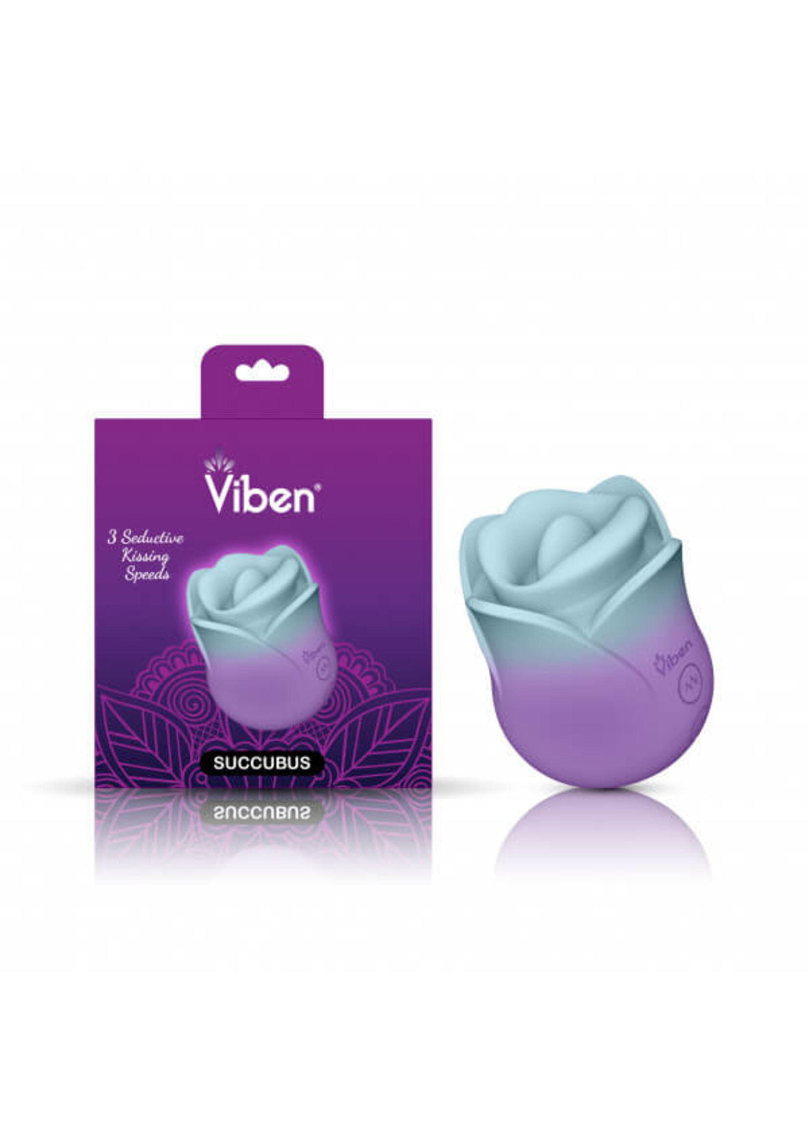 Viben Succubus Vibrating Kissing Rose - Pixie Dust