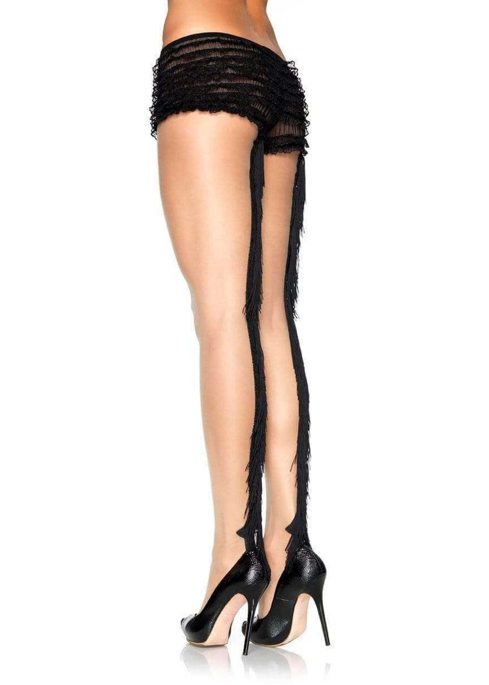 Leg Avenue Olwyn Pantyhose with Fringe Backseam