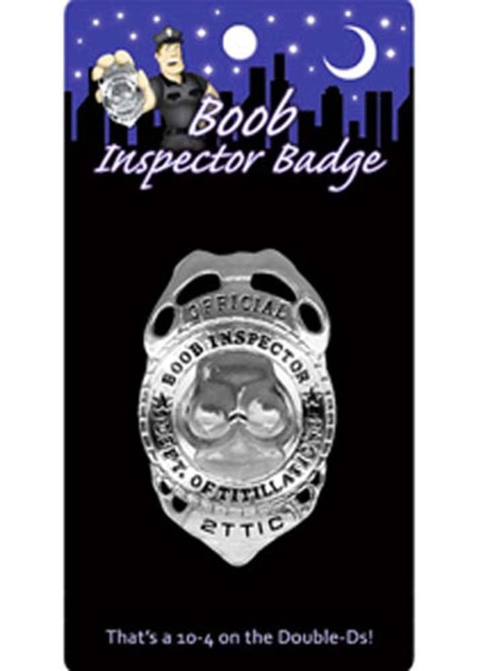 Boob Inspector Badge