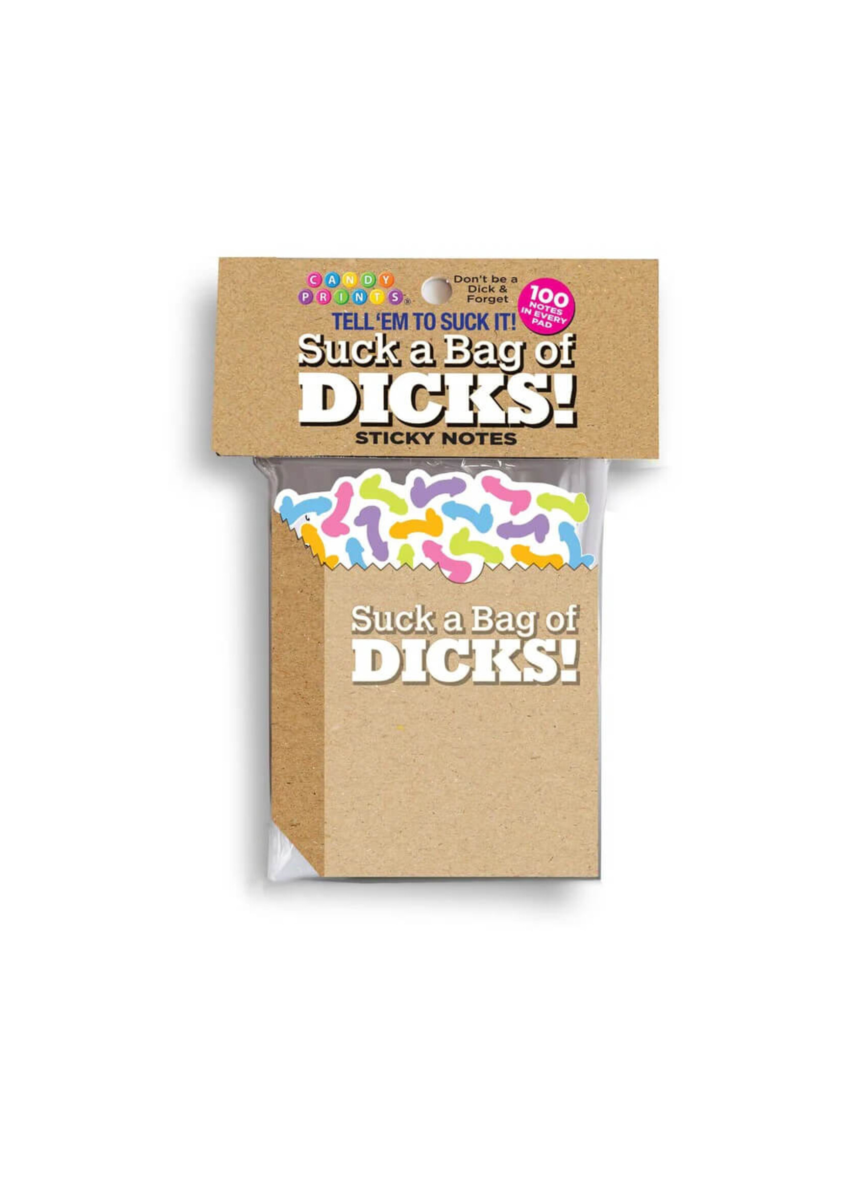 Suck A Bag of Dicks Sticky Notes - 100 Notes Per Pad
