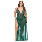 Oh La La Cami Maxi Slip Dress Plus 1X/2X