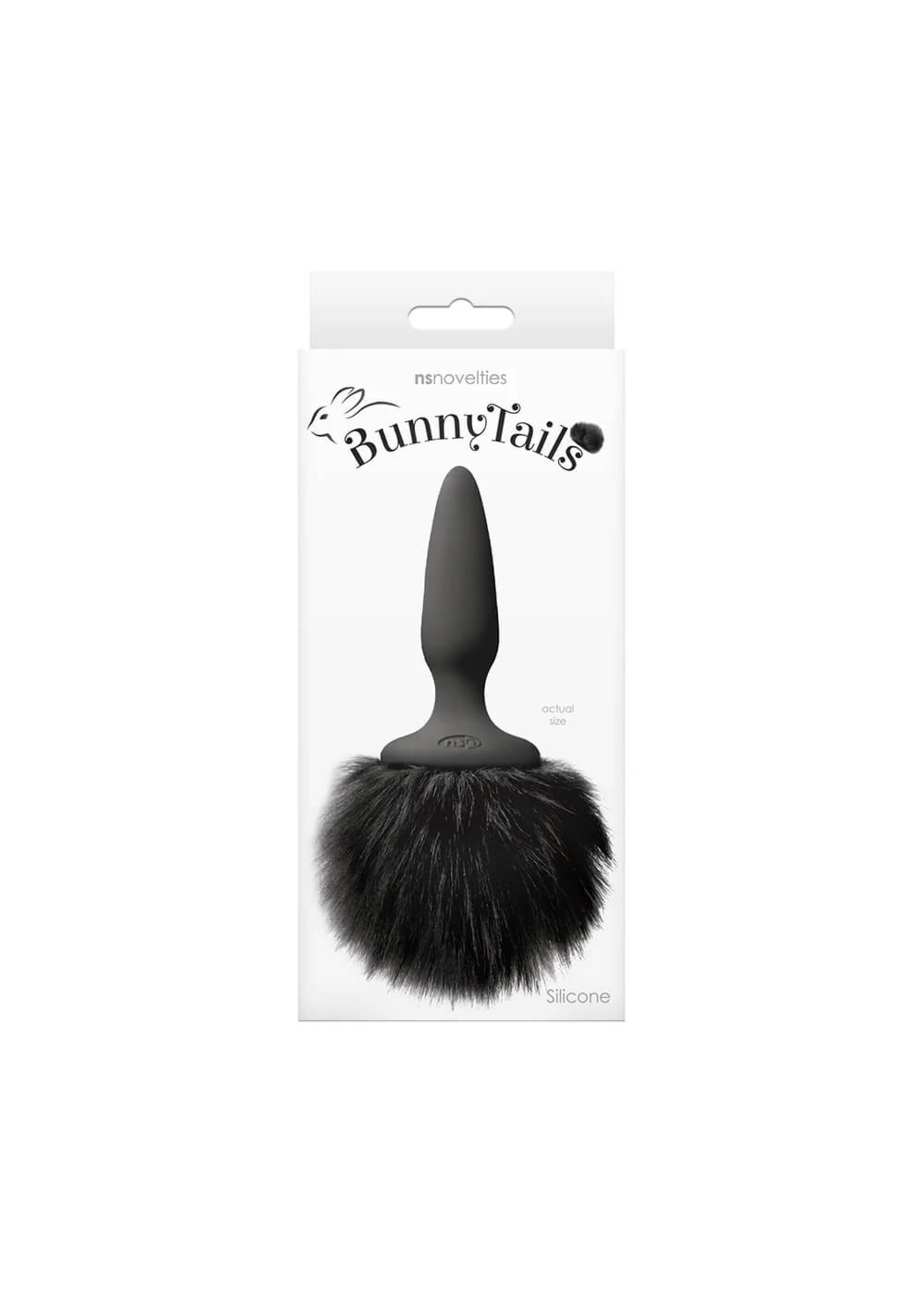 Tails Bunny Tails Mini - Black Fur