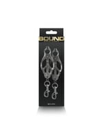 Bound Bound - Nipple Clamps - C3 - Gunmetal