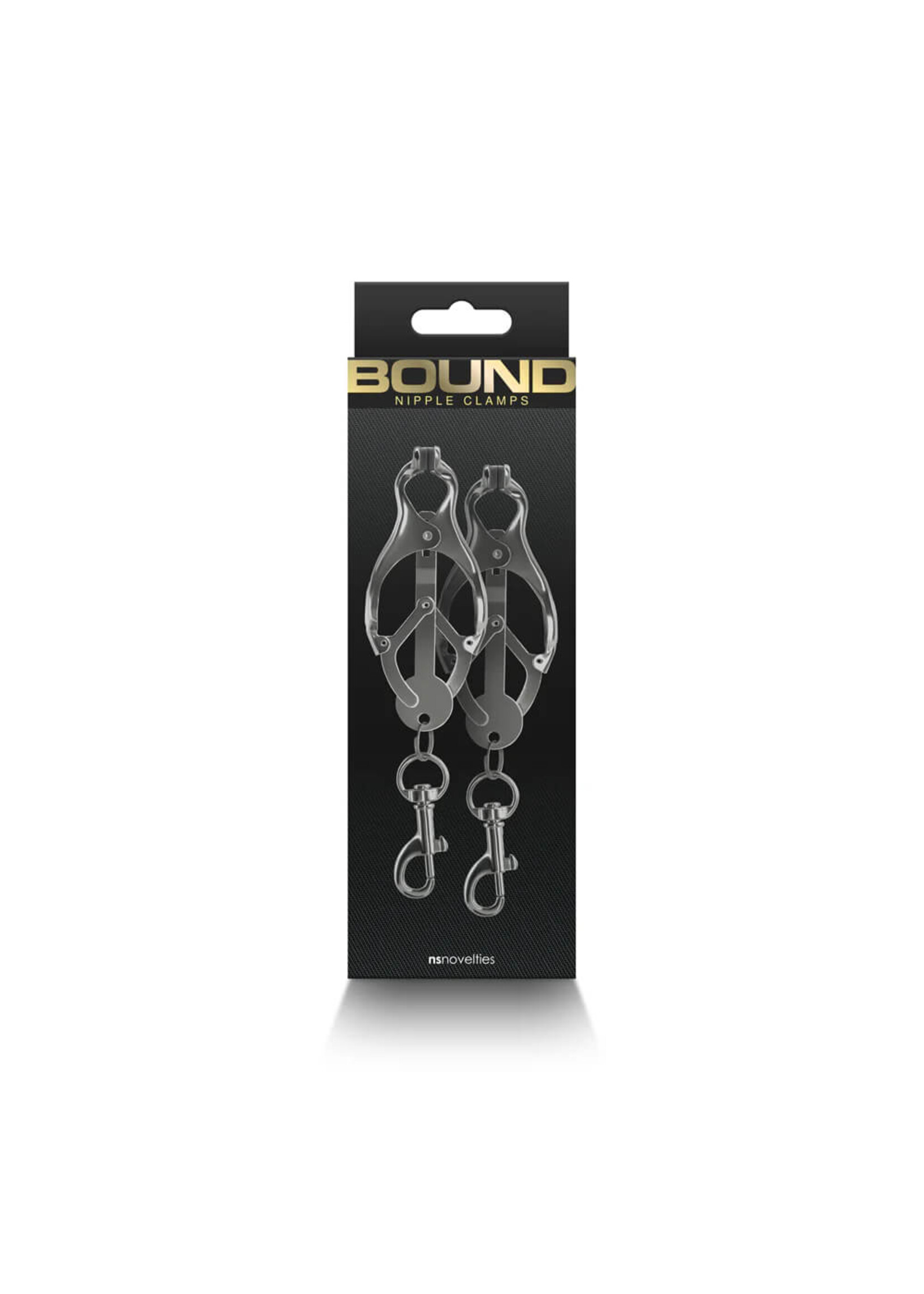 Bound Bound - Nipple Clamps - C3 - Gunmetal