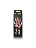 Bound Bound - Nipple Clamps - C3 - Rose Gold