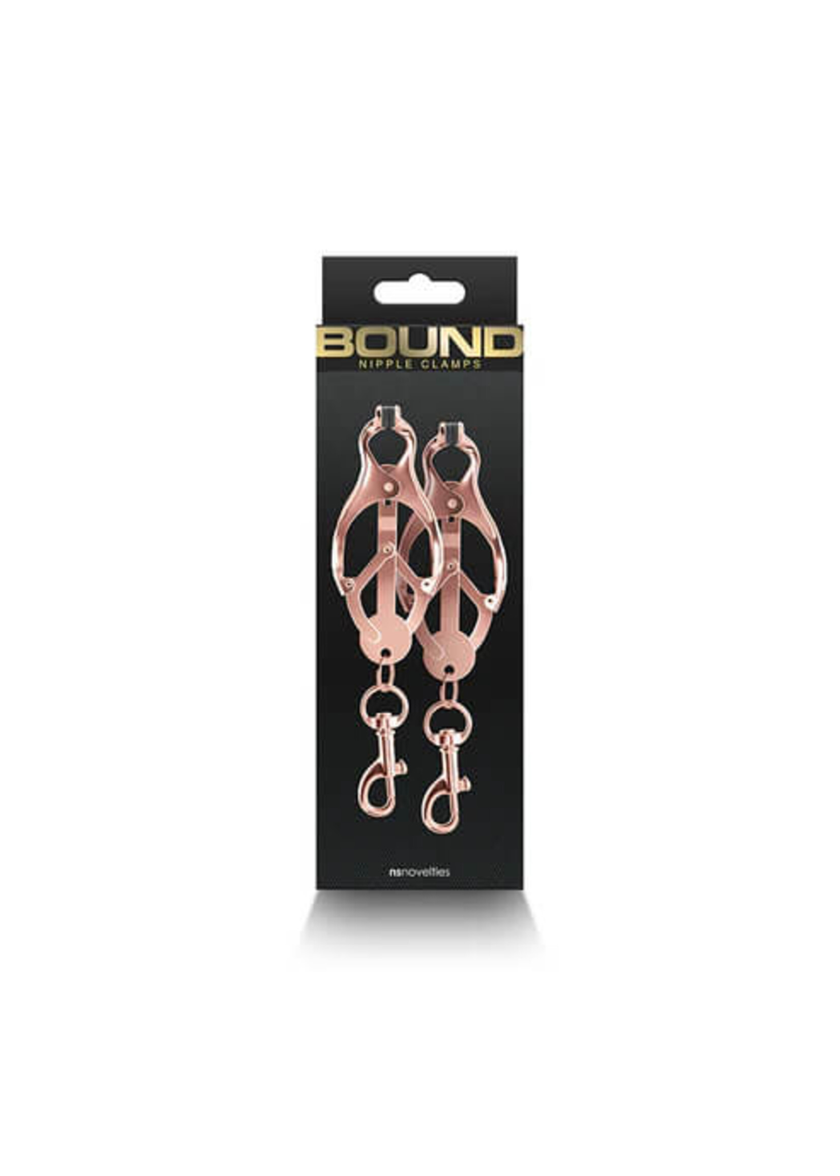 Bound Bound - Nipple Clamps - C3 - Rose Gold