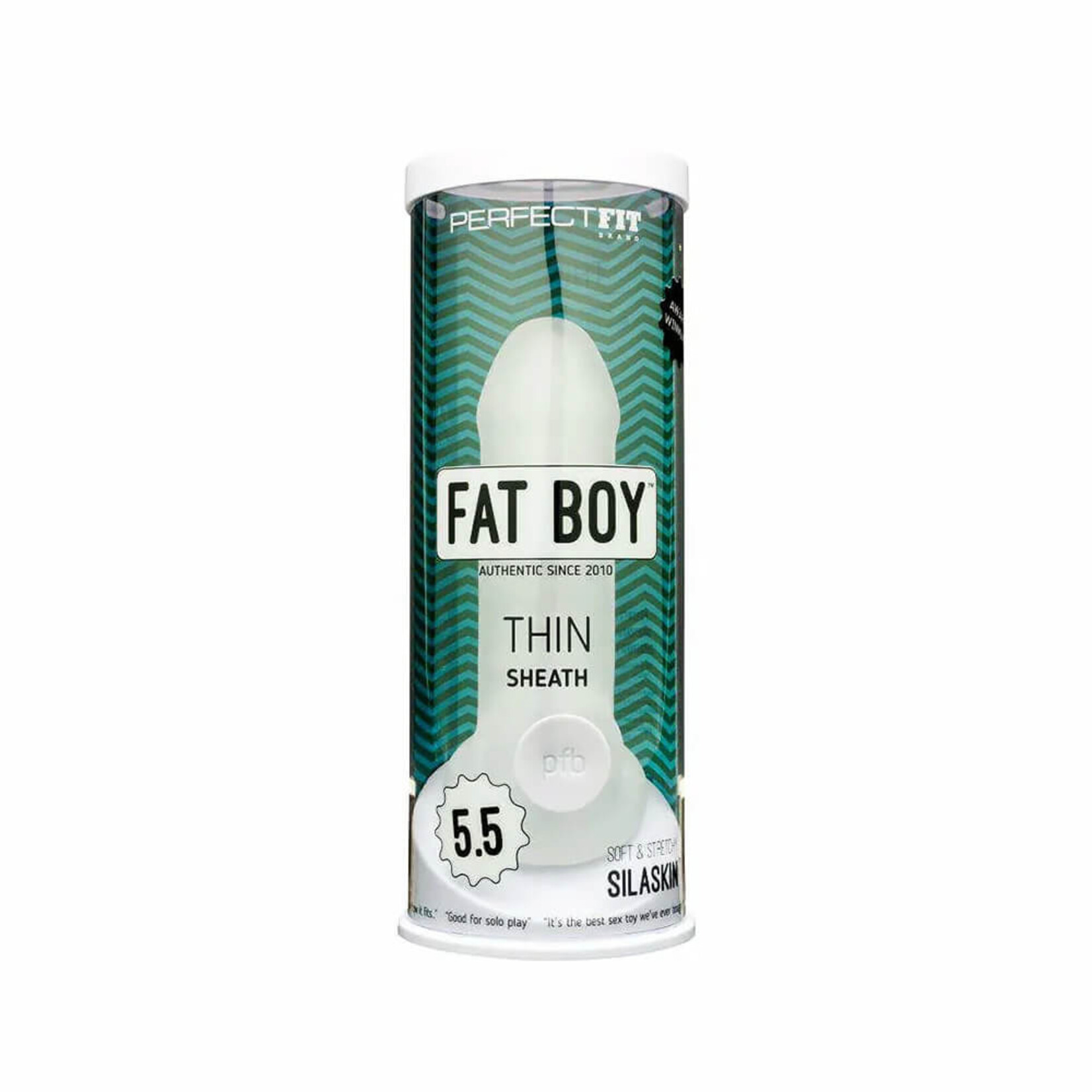 Fat Boy Fat Boy Thin 5.5 in. Extender Sheath - Clear