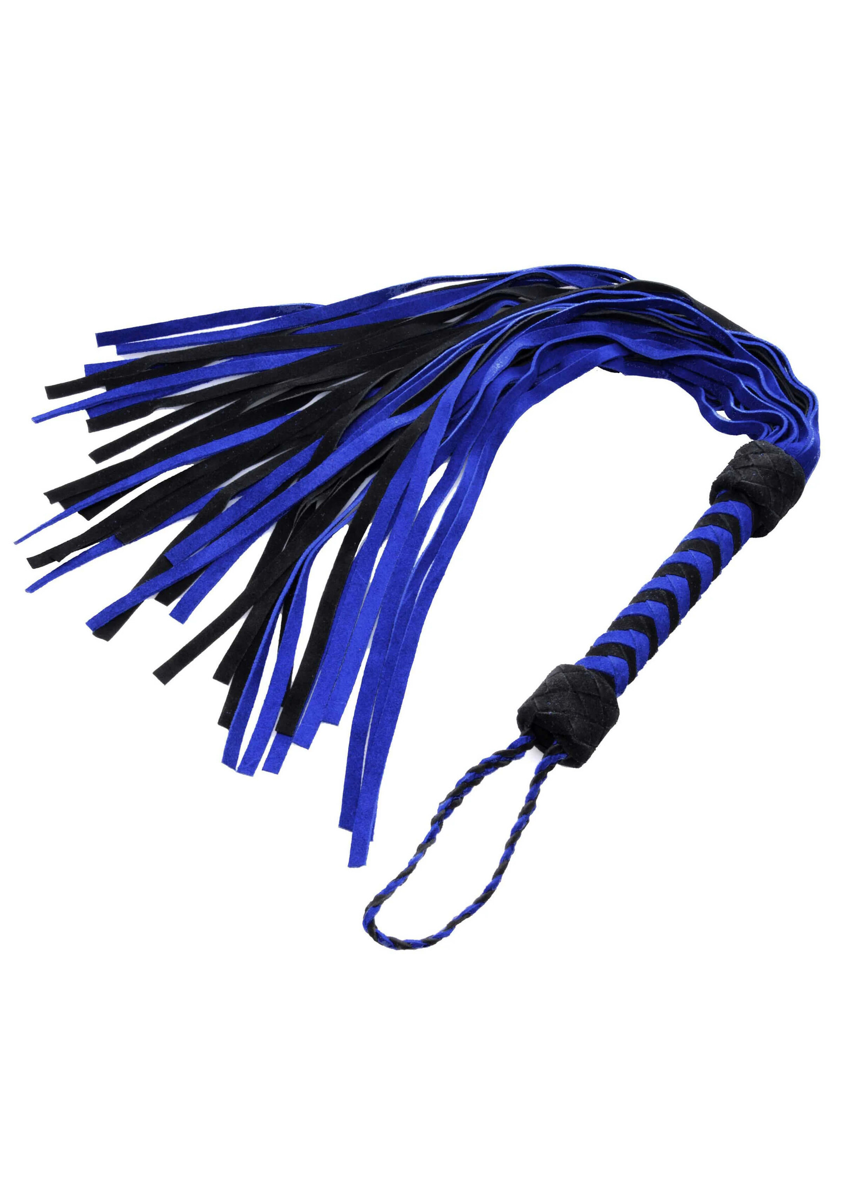 Black and Blue Suede Flogger