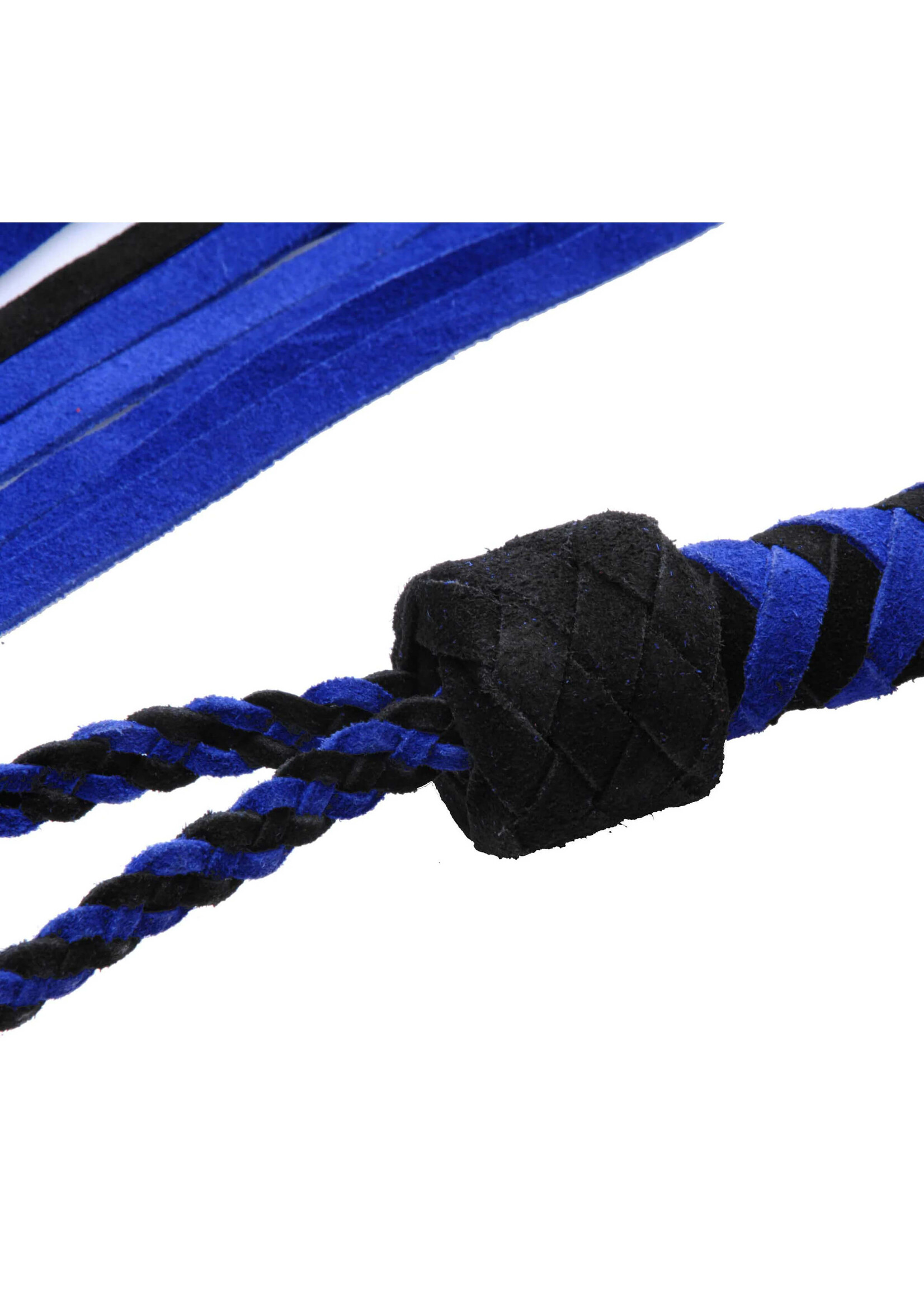 Black and Blue Suede Flogger