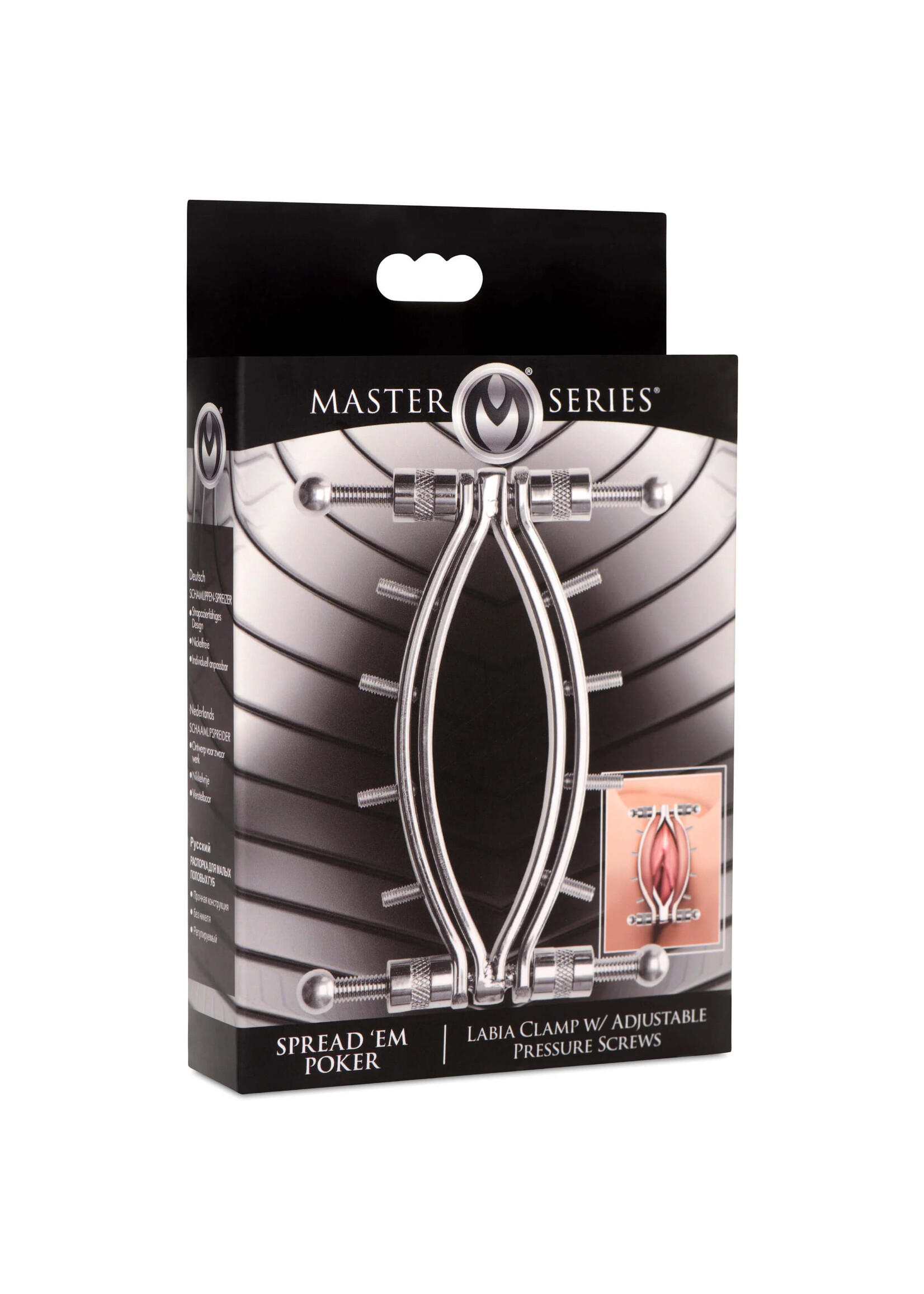 Spread 'Em Poker Labia Clamp with Adjustable Pressure Screws