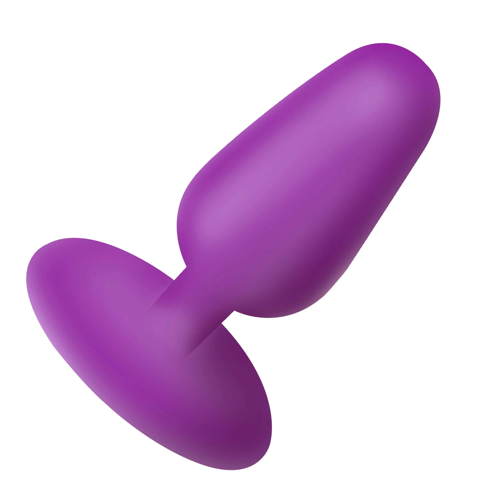 Bang Flexible Vibrating Silicone Butt Plug - Purple