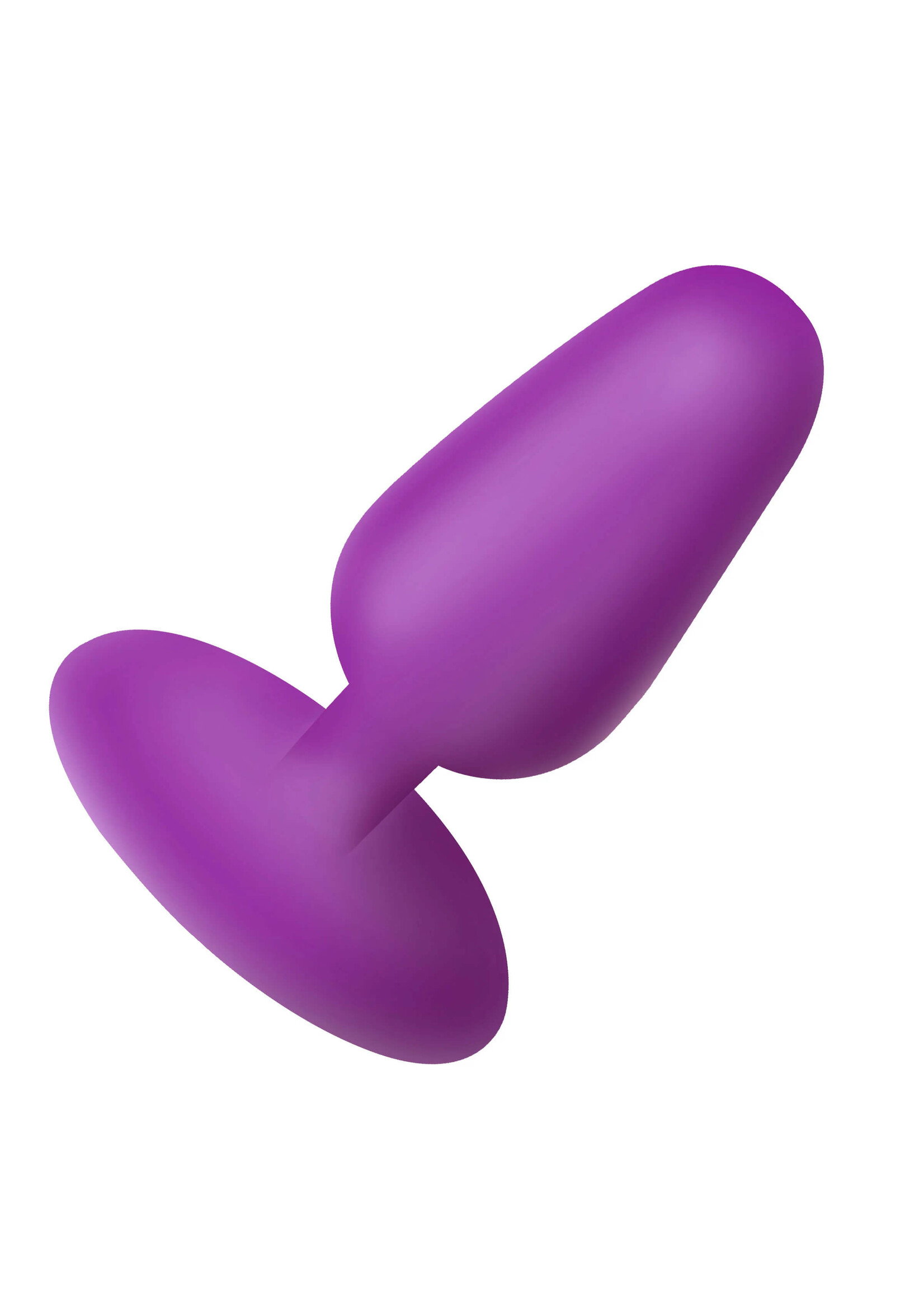 Bang Flexible Vibrating Silicone Butt Plug - Purple