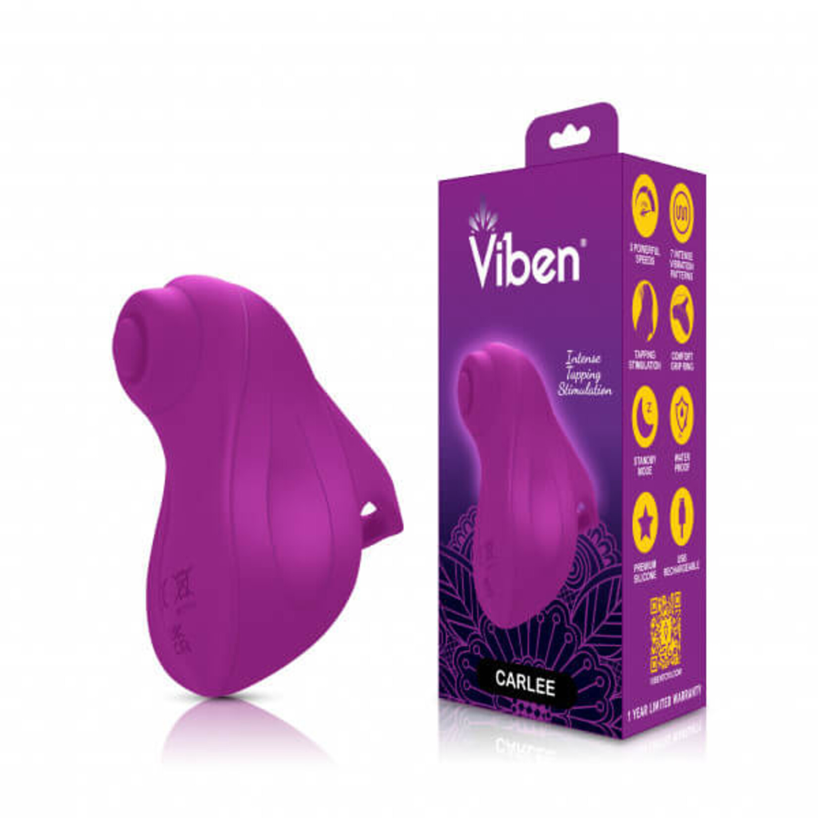 Viben Carlee Tapping Finger Vibe - Berry