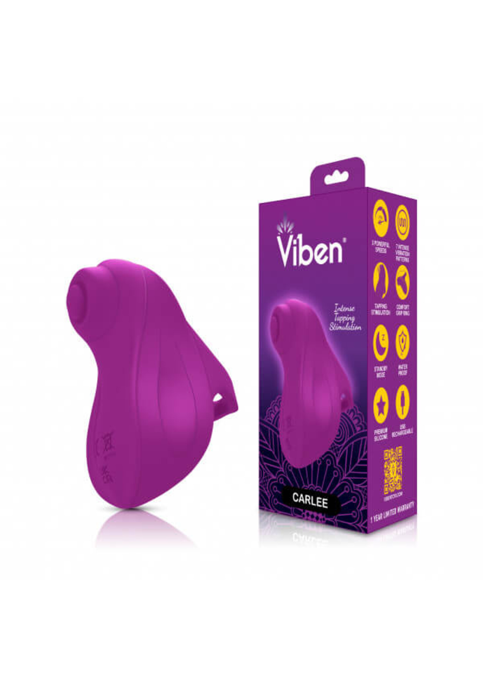 Viben Carlee Tapping Finger Vibe - Berry
