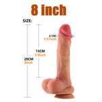 Mature Pro 8" Dual Density Dildo