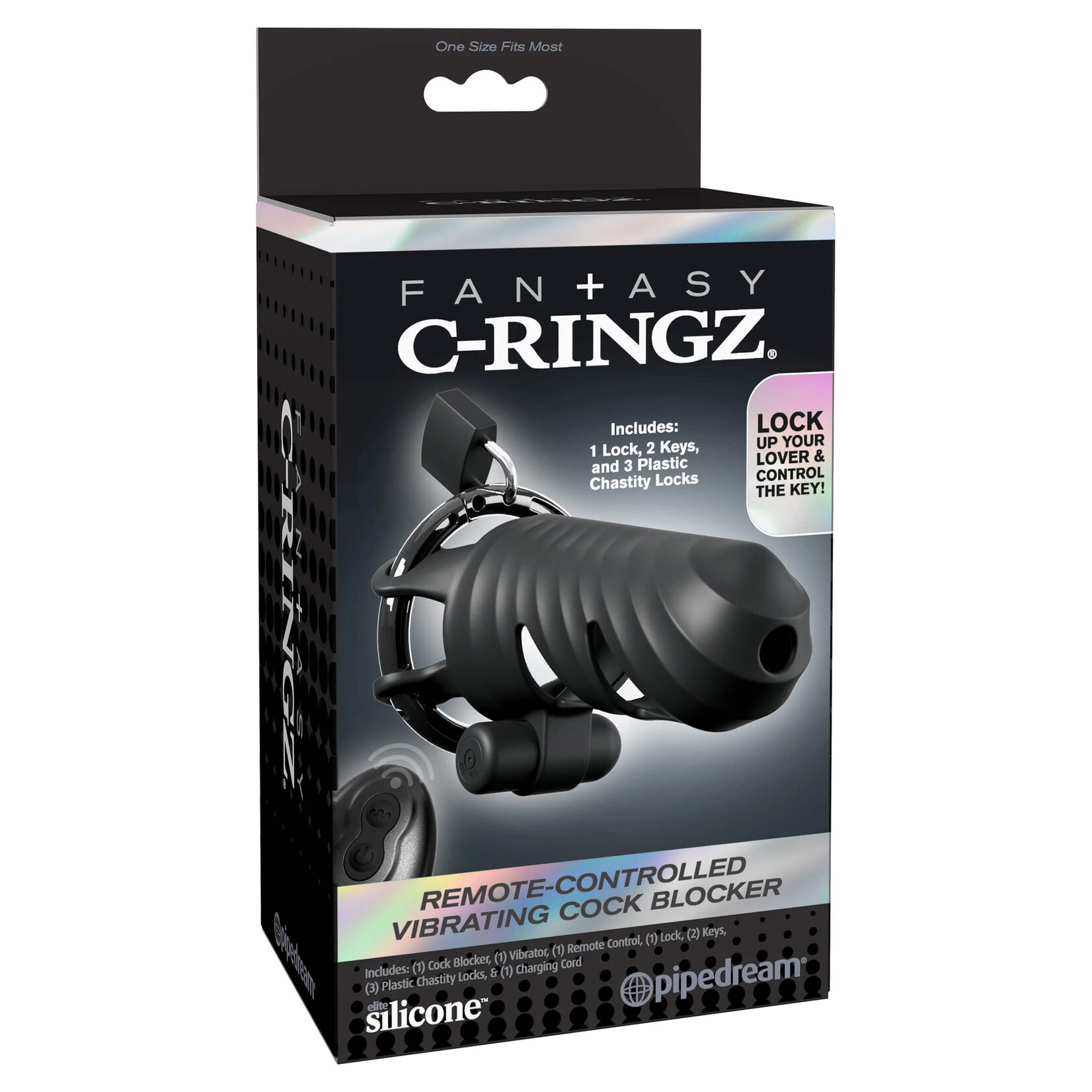 Fantasy C-Ringz Remote-Controlled Vibrating Cock Blocker