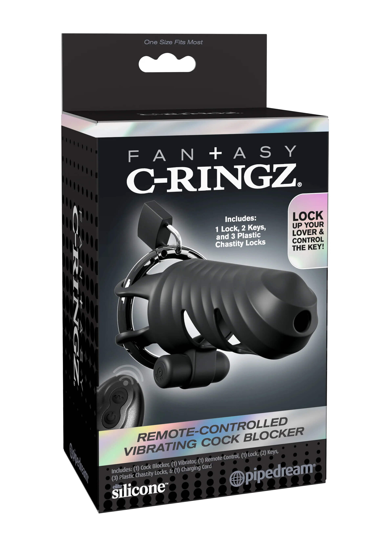 Fantasy C-Ringz Remote-Controlled Vibrating Cock Blocker
