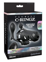 Fantasy C-Ringz Remote-Controlled Vibrating Cock Blocker with Ass-Gasm Plug