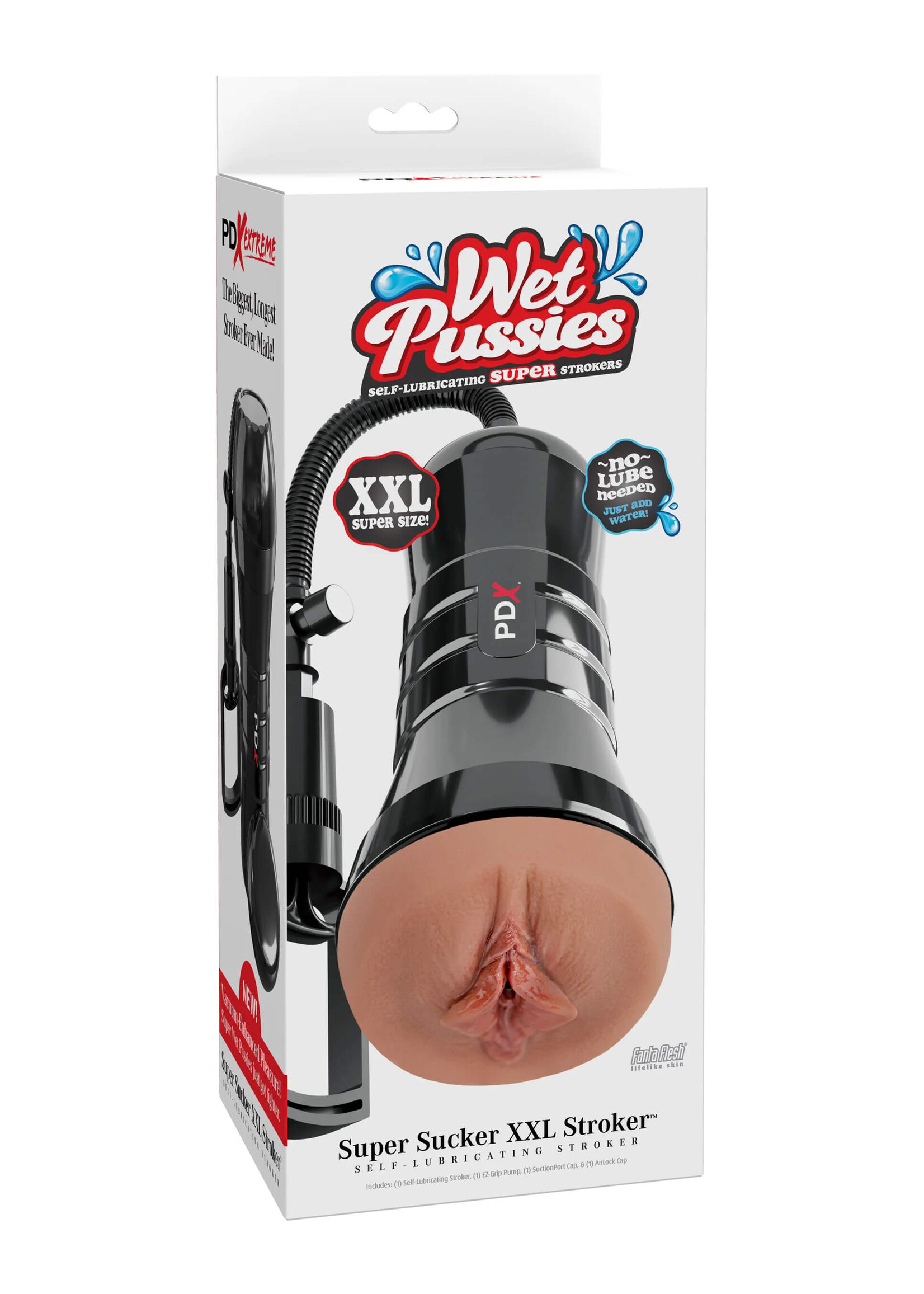 PDX Extreme XXL Super Luscious Lips w/Pump - Tan