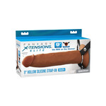 Fantasy X-Tensions Elite Fantasy X-Tensions Elite 9" Hollow Silicone Strap-On - Brown