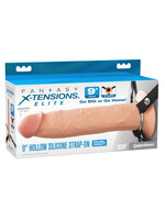 Fantasy X-Tensions Elite Fantasy X-Tensions Elite 9" Hollow Silicone Strap-On - Light