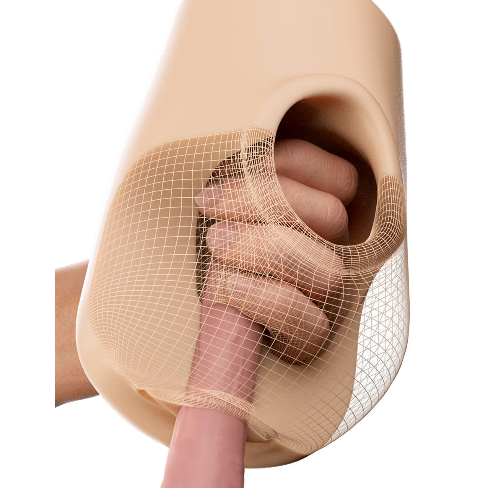 PDX Plus Pussy Pounder Squeeze Stroker - Light