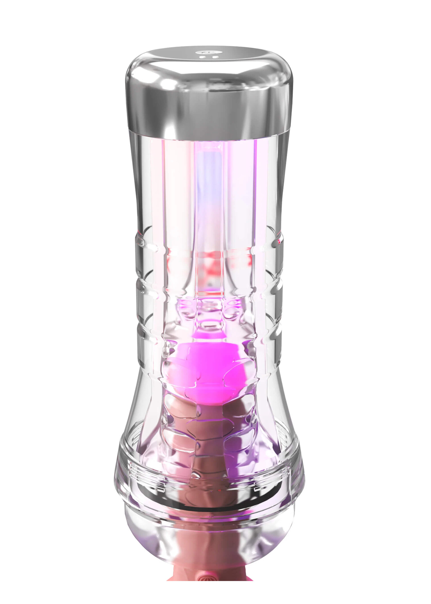 PDX Elite ViewTube XXL See-Thru EZ-Grip LED Stroker